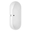 Melissa 71 Inch Freestanding Bathtub in White - 8