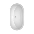 Soho 60 Inch Freestanding Bathtub in White - 29