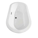 Soho 60 Inch Freestanding Bathtub in White - 9