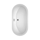 Soho 60 Inch Freestanding Bathtub in White - 8