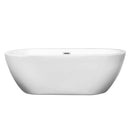 Soho 68 Inch Freestanding Bathtub in White - 12