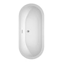 Soho 68 Inch Freestanding Bathtub in White - 29