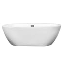 Soho 68 Inch Freestanding Bathtub in White - 7