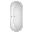 Soho 72 Inch Freestanding Bathtub in White - 29