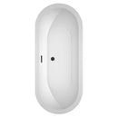 Soho 72 Inch Freestanding Bathtub in White - 8