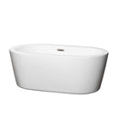 Mermaid 60 Inch Freestanding Bathtub in White