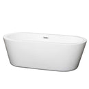 Mermaid 67 Inch Freestanding Bathtub in White - 9
