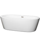 Mermaid 71 Inch Freestanding Bathtub in White