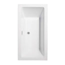 Melody 60 Inch Freestanding Bathtub in White - 29