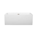 Melody 60 Inch Freestanding Bathtub in White - 2
