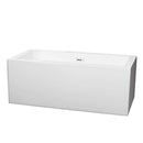 Melody 60 Inch Freestanding Bathtub in White - 16