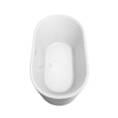 Carissa 60 Inch Freestanding Bathtub in White - 19