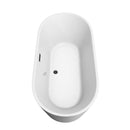 Carissa 67 Inch Freestanding Bathtub in White - 9