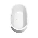 Juliette 60 Inch Freestanding Bathtub in White - 24