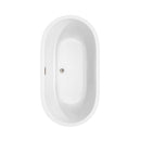 Juliette 60 Inch Freestanding Bathtub in White - 23