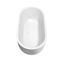 Juliette 60 Inch Freestanding Bathtub in White - 19