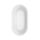 Juliette 60 Inch Freestanding Bathtub in White - 18