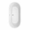 Juliette 67 Inch Freestanding Bathtub in White - 29