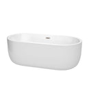 Juliette 67 Inch Freestanding Bathtub in White