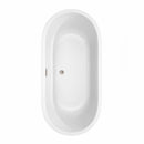 Juliette 67 Inch Freestanding Bathtub in White - 23