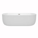 Juliette 71 Inch Freestanding Bathtub in White - 2