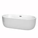 Juliette 71 Inch Freestanding Bathtub in White - 6