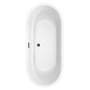Juliette 71 Inch Freestanding Bathtub in White - 8