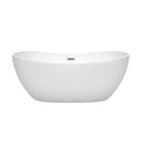 Rebecca 60 Inch Freestanding Bathtub in White - 12