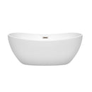 Rebecca 60 Inch Freestanding Bathtub in White - 2