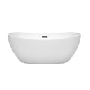 Rebecca 60 Inch Freestanding Bathtub in White - 7