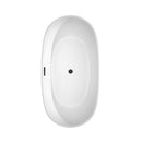 Rebecca 60 Inch Freestanding Bathtub in White - 8