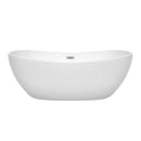 Rebecca 65 Inch Freestanding Bathtub in White - 12
