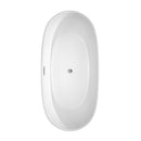 Rebecca 65 Inch Freestanding Bathtub in White - 29