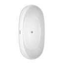 Rebecca 65 Inch Freestanding Bathtub in White - 23