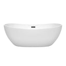 Rebecca 65 Inch Freestanding Bathtub in White - 7