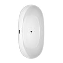 Rebecca 65 Inch Freestanding Bathtub in White - 8