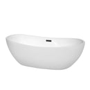 Rebecca 70 Inch Freestanding Bathtub in White - 6