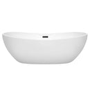 Rebecca 70 Inch Freestanding Bathtub in White - 7