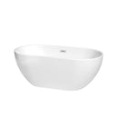 Brooklyn 60 Inch Freestanding Bathtub in White - 13