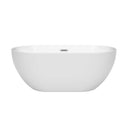 Brooklyn 60 Inch Freestanding Bathtub in White - 14