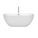 Brooklyn 60 Inch Freestanding Bathtub in White - 26