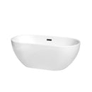 Brooklyn 60 Inch Freestanding Bathtub in White - 7