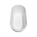 Brooklyn 60 Inch Freestanding Bathtub in White - 21