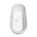 Brooklyn 67 Inch Freestanding Bathtub in White - 33