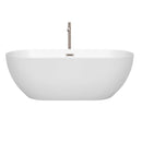 Brooklyn 67 Inch Freestanding Bathtub in White - 26