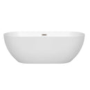 Brooklyn 67 Inch Freestanding Bathtub in White - 2