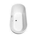 Brooklyn 67 Inch Freestanding Bathtub in White - 9