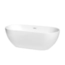 Brooklyn 67 Inch Freestanding Bathtub in White - 19