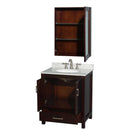 Sheffield 30 Inch Single Bathroom Vanity in Espresso - 24