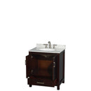 Sheffield 30 Inch Single Bathroom Vanity in Espresso - 20